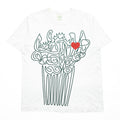 BRU NA BOINNE T-Shirt M White Double-Sided Print Single Stitch