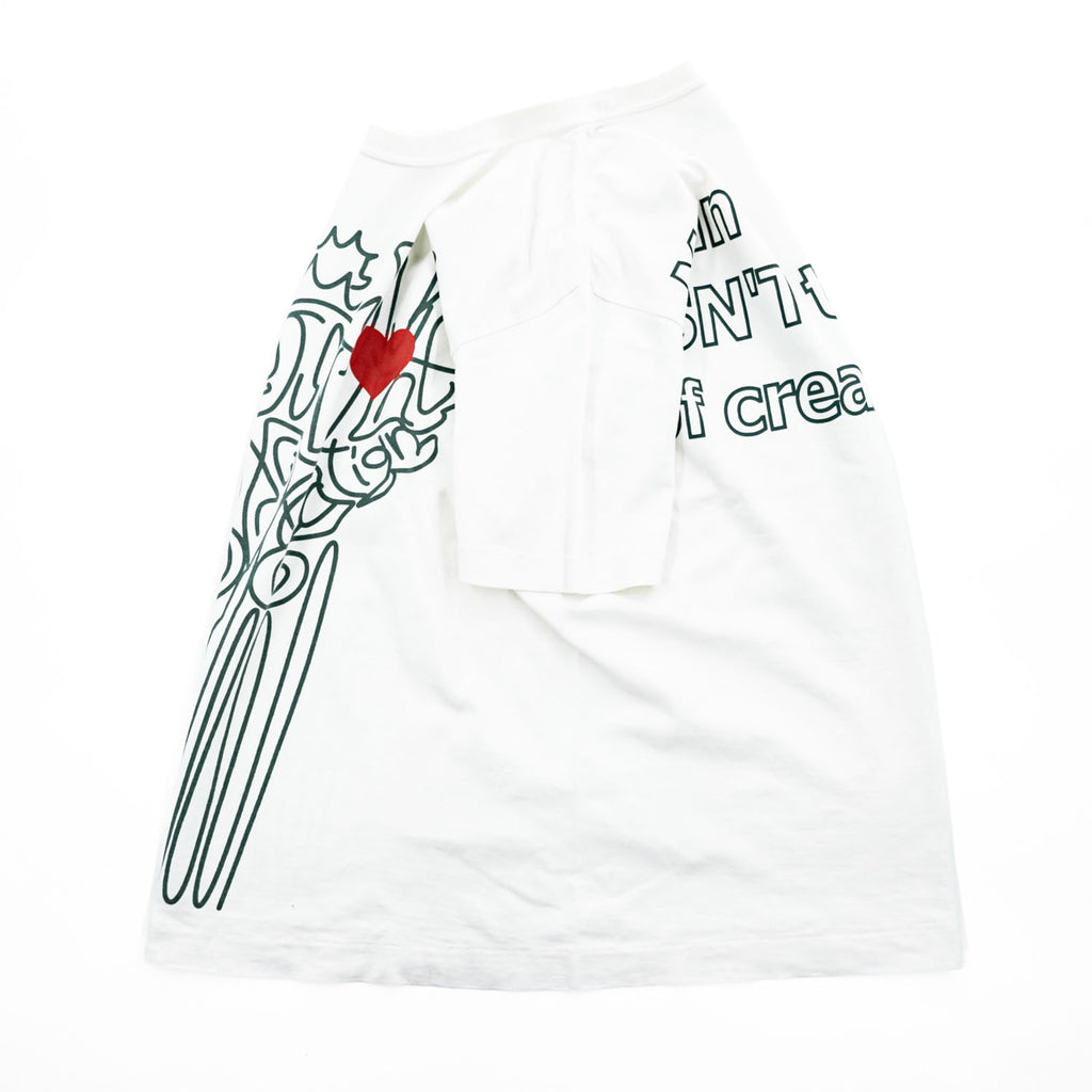 BRU NA BOINNE T-Shirt M White Double-Sided Print Single Stitch