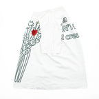 BRU NA BOINNE T-Shirt M White Double-Sided Print Single Stitch