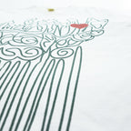 BRU NA BOINNE T-Shirt M White Double-Sided Print Single Stitch