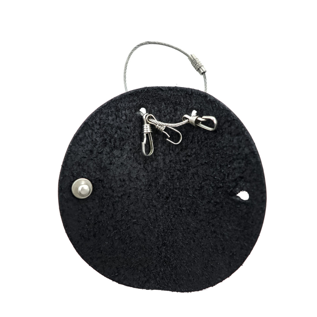 Hender Scheme レザー キーケース circle key holder サークル キーホルダー ブラック 3連フック
