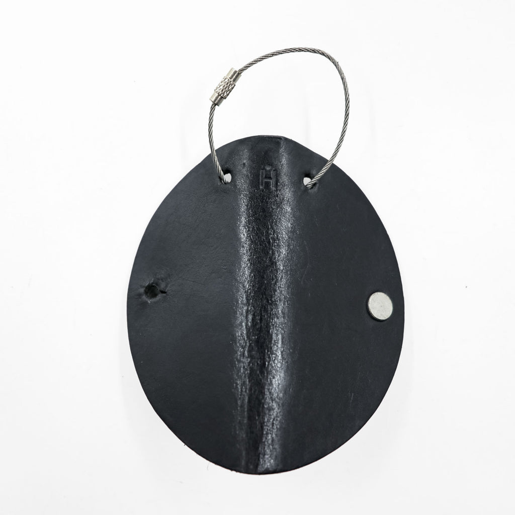 Hender Scheme レザー キーケース circle key holder サークル キーホルダー ブラック 3連フック