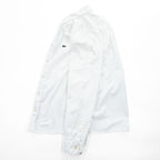 LACOSTE 長袖オックスフォード ボタンダウンシャツ M ホワイト CH5922
