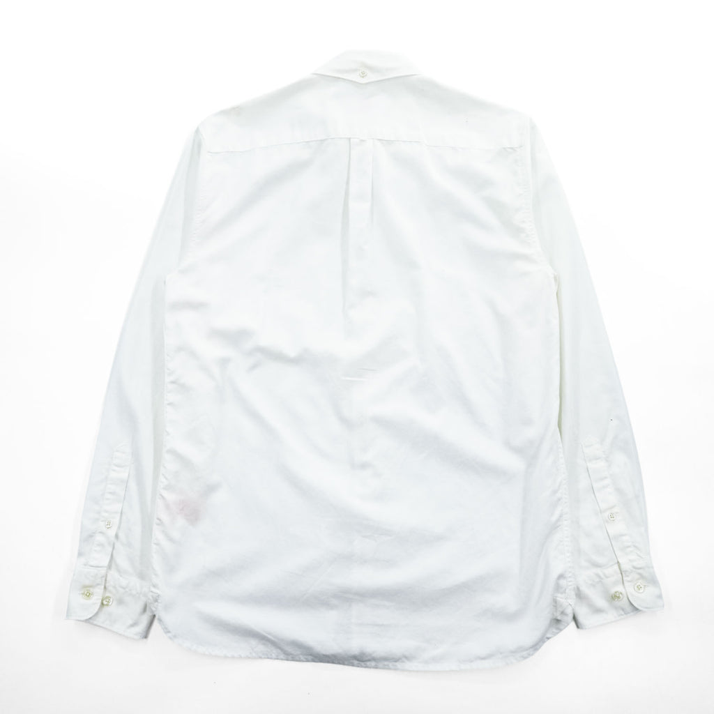 LACOSTE 長袖オックスフォード ボタンダウンシャツ M ホワイト CH5922