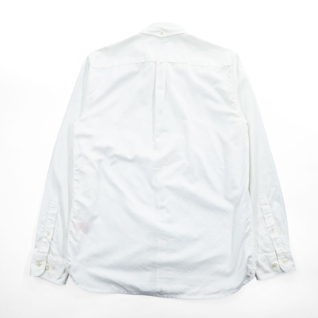 LACOSTE 長袖オックスフォード ボタンダウンシャツ M ホワイト CH5922