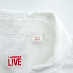 LACOSTE 長袖オックスフォード ボタンダウンシャツ M ホワイト CH5922