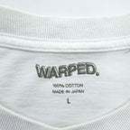 WARPED × MIN-NANO 日本製 Tシャツ L ホワイト BMWパロディ プリント