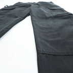 Wrangler WORKWEAR カーゴ ワークパンツ M ブラック リップストップ ダブルニー 10WMWR1BL
