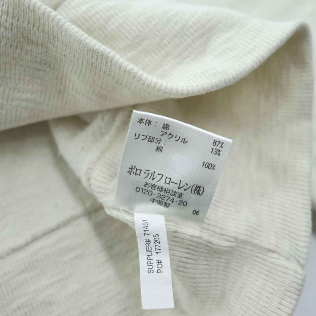 Polo Ralph Lauren 90年代 ヴィンテージ ショールカラー スウェット トレーナー L 裏起毛 カンガルーポケット