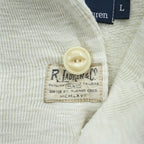 Polo Ralph Lauren 90年代 ヴィンテージ ショールカラー スウェット トレーナー L 裏起毛 カンガルーポケット