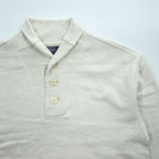 Polo Ralph Lauren 90年代 ヴィンテージ ショールカラー スウェット トレーナー L 裏起毛 カンガルーポケット