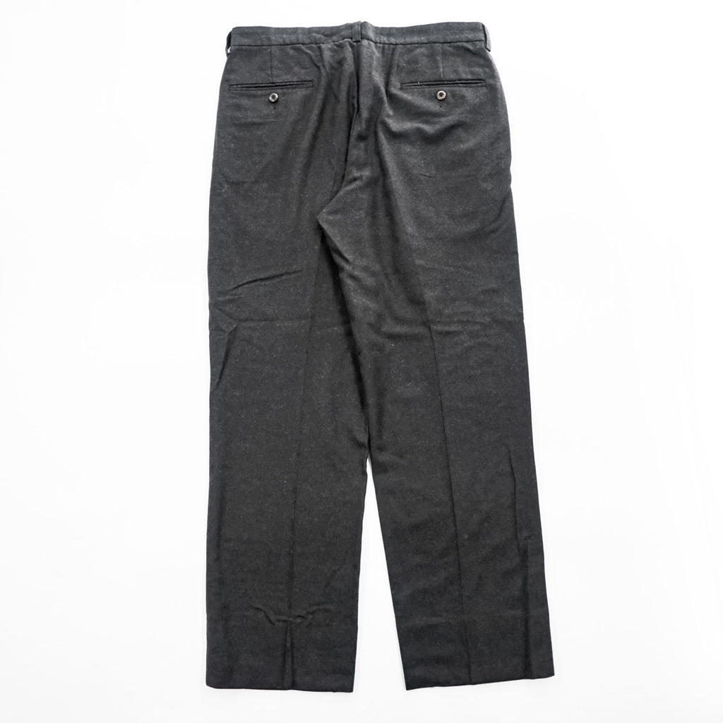 Brooks Brothers ウールナイロン スラックス パンツ L ブラウン チャコール