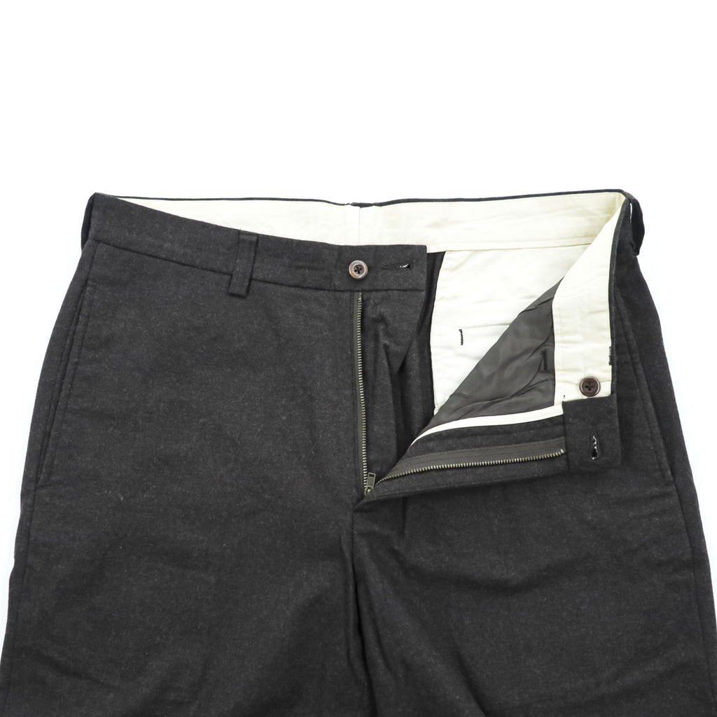 Brooks Brothers ウールナイロン スラックス パンツ L ブラウン チャコール