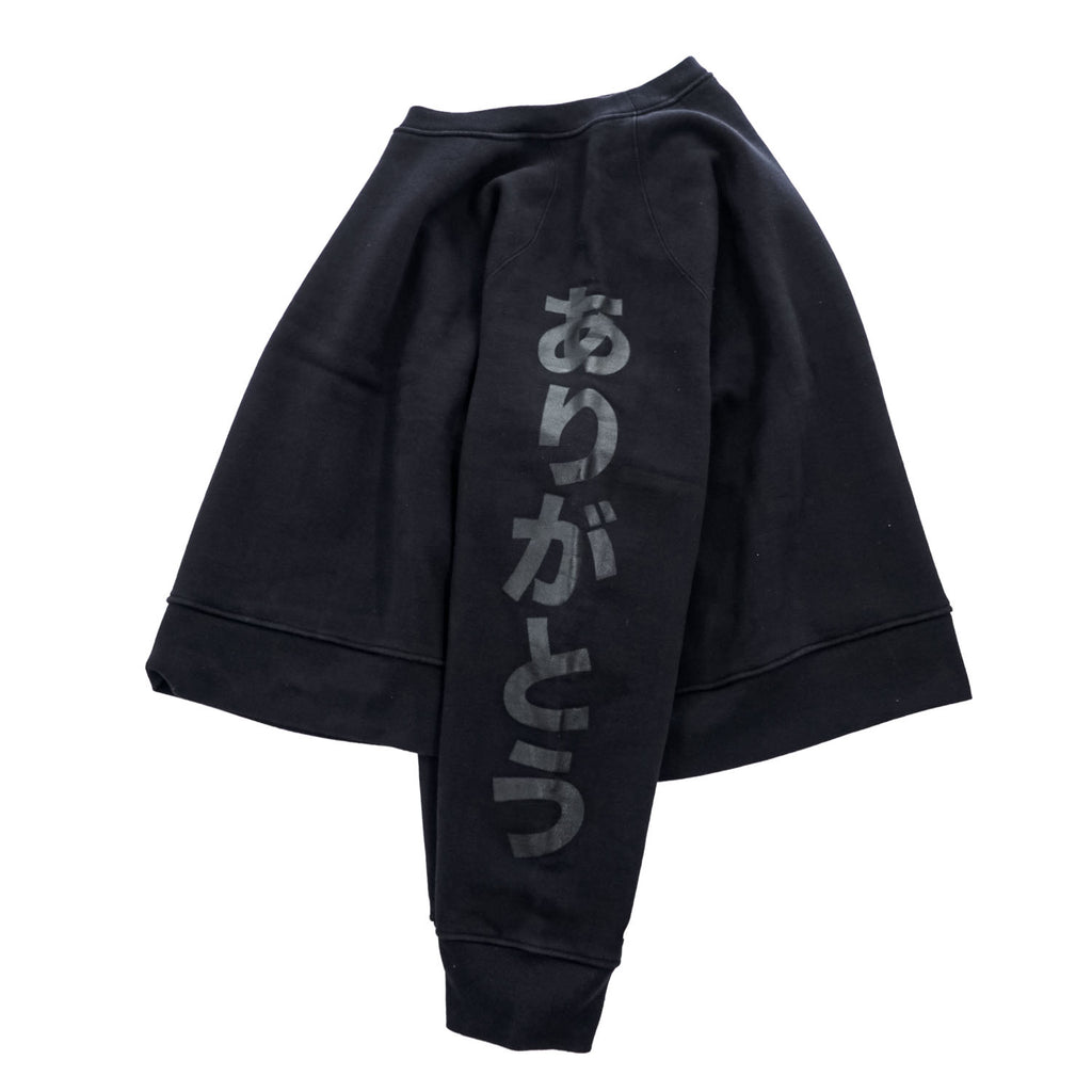 Sillage × THE モンゴリアンチョップス IMA:ZINE スウェット トレーナー FREE ブラック TMC ありがとうスウェット