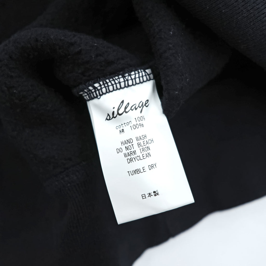Sillage × THE モンゴリアンチョップス IMA:ZINE スウェット トレーナー FREE ブラック TMC ありがとうスウェット