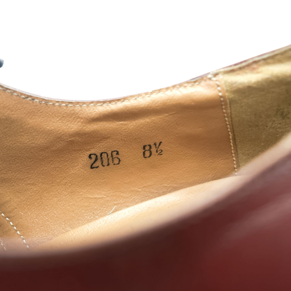 DB 90年代 ヴィンテージ ドレスシューズ 革靴 26.5cm プレーントゥ ダービーシューズ 2アイレット 外羽根 ユーゴスラビア製