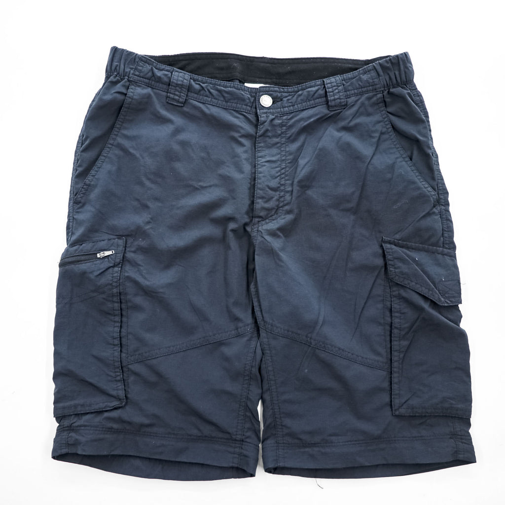 Columbia シェル アウトドア 2WAY コンバーチブル カーゴパンツ ショートパンツ M リップストップ XM0102