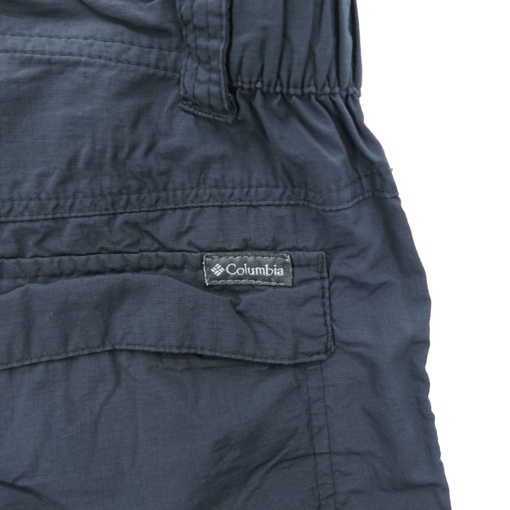 Columbia シェル アウトドア 2WAY コンバーチブル カーゴパンツ ショートパンツ M リップストップ XM0102
