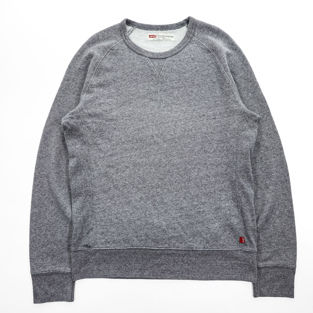 Levi's 前V クルーネック スウェット トレーナー M グレー 15805-0003