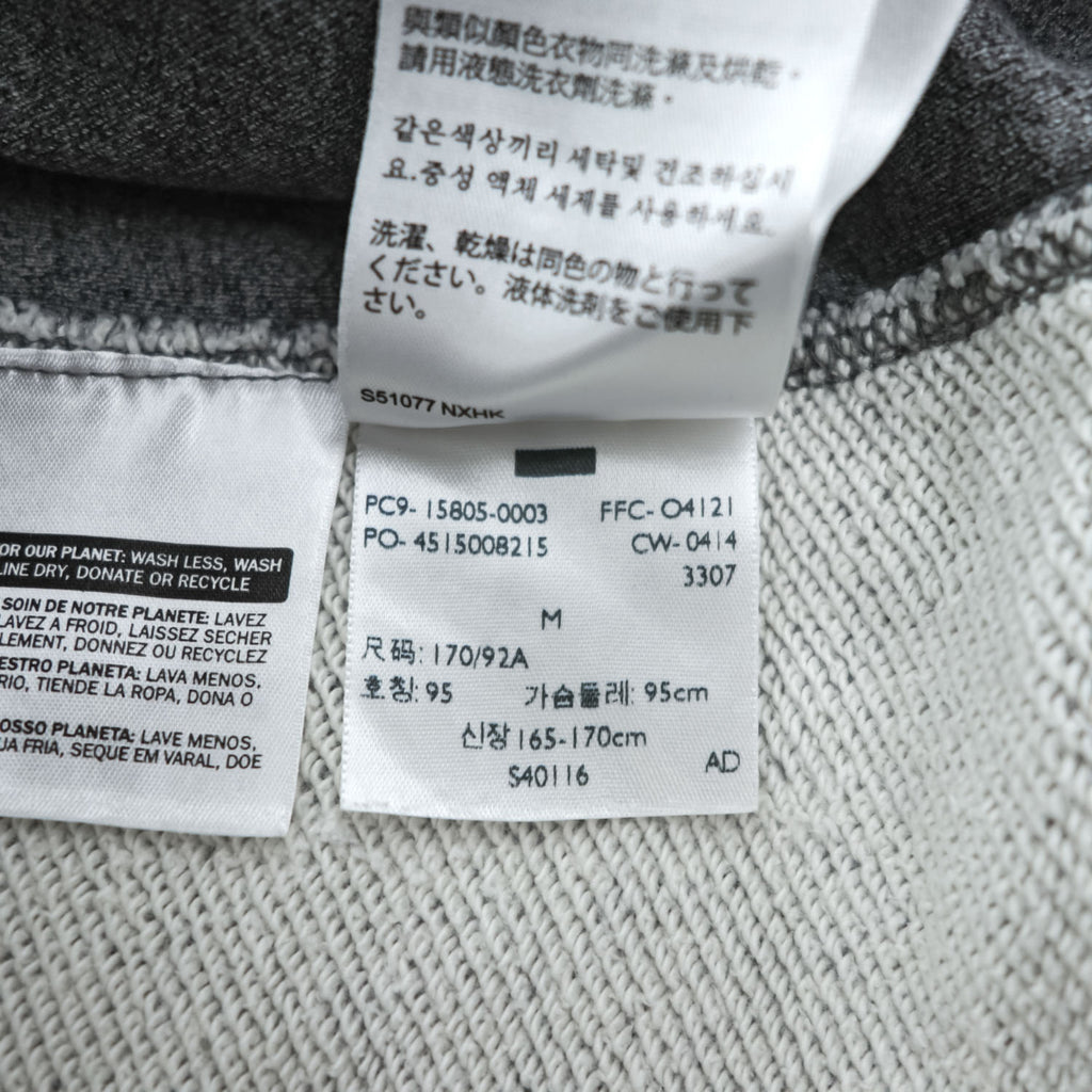 Levi's 前V クルーネック スウェット トレーナー M グレー 15805-0003