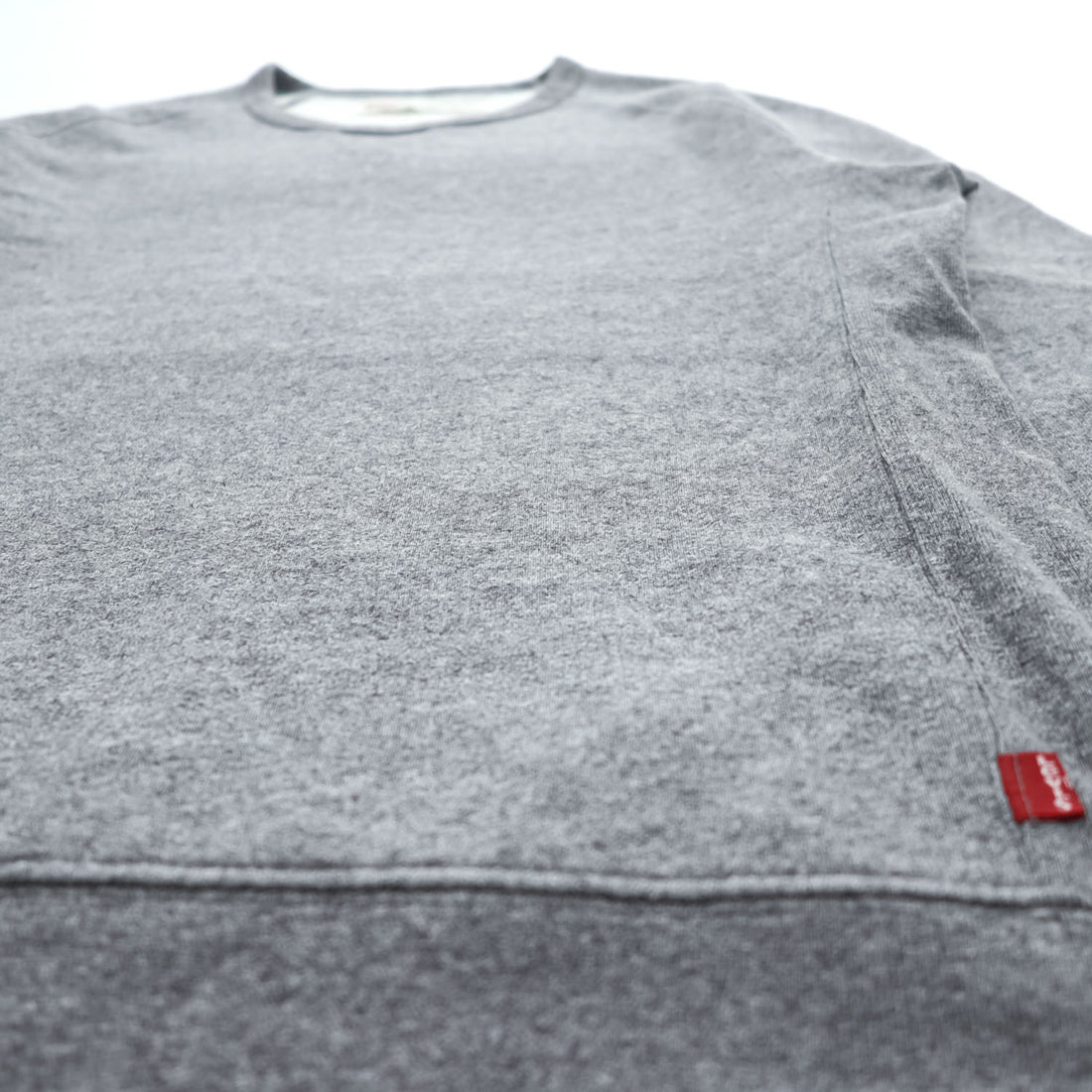 Levi's 前V クルーネック スウェット トレーナー M グレー 15805-0003
