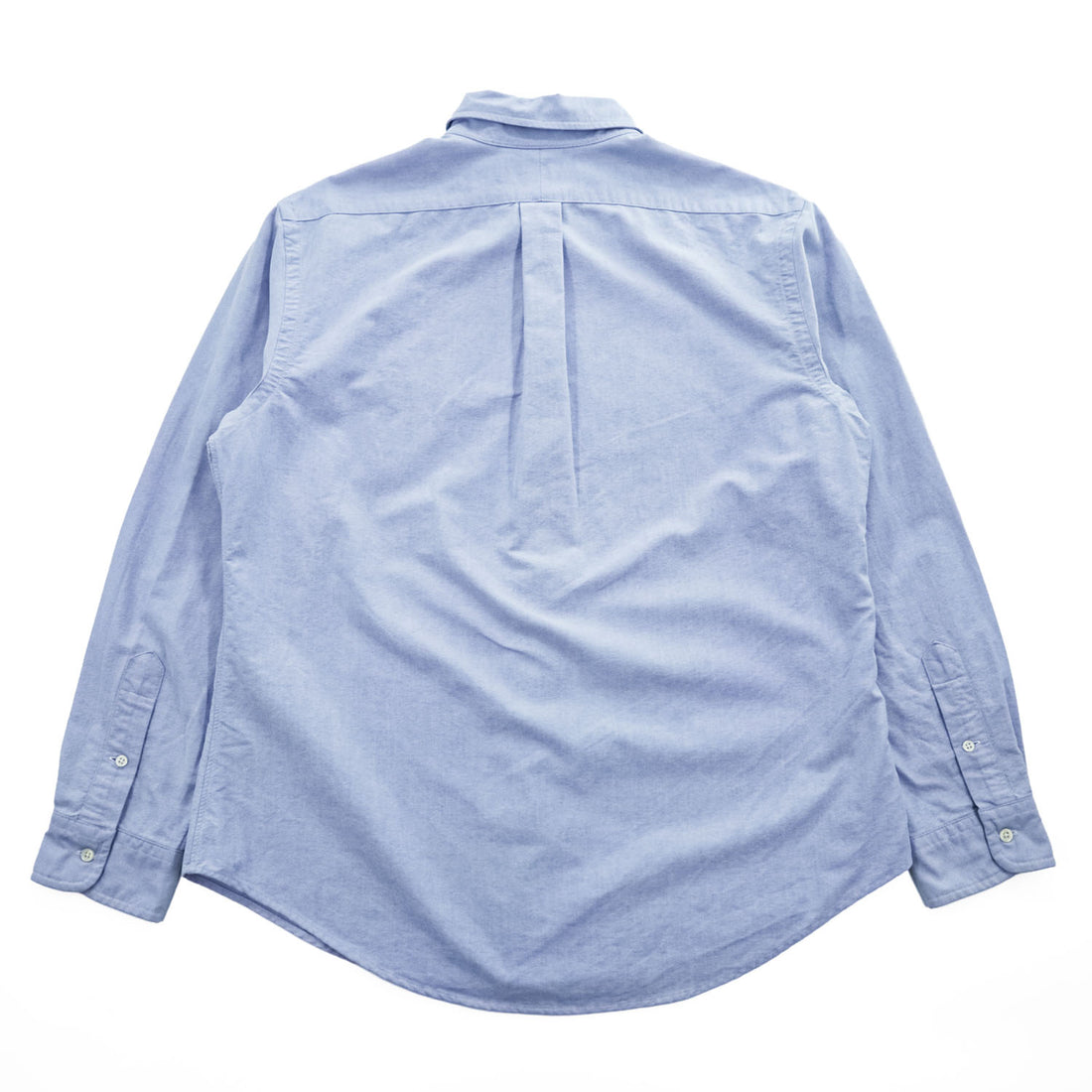 Ralph Lauren 90年代 ヴィンテージ 長袖 オックスフォードシャツ XL ブルー CUSTOM FIT ビッグポニー ボタンダウン