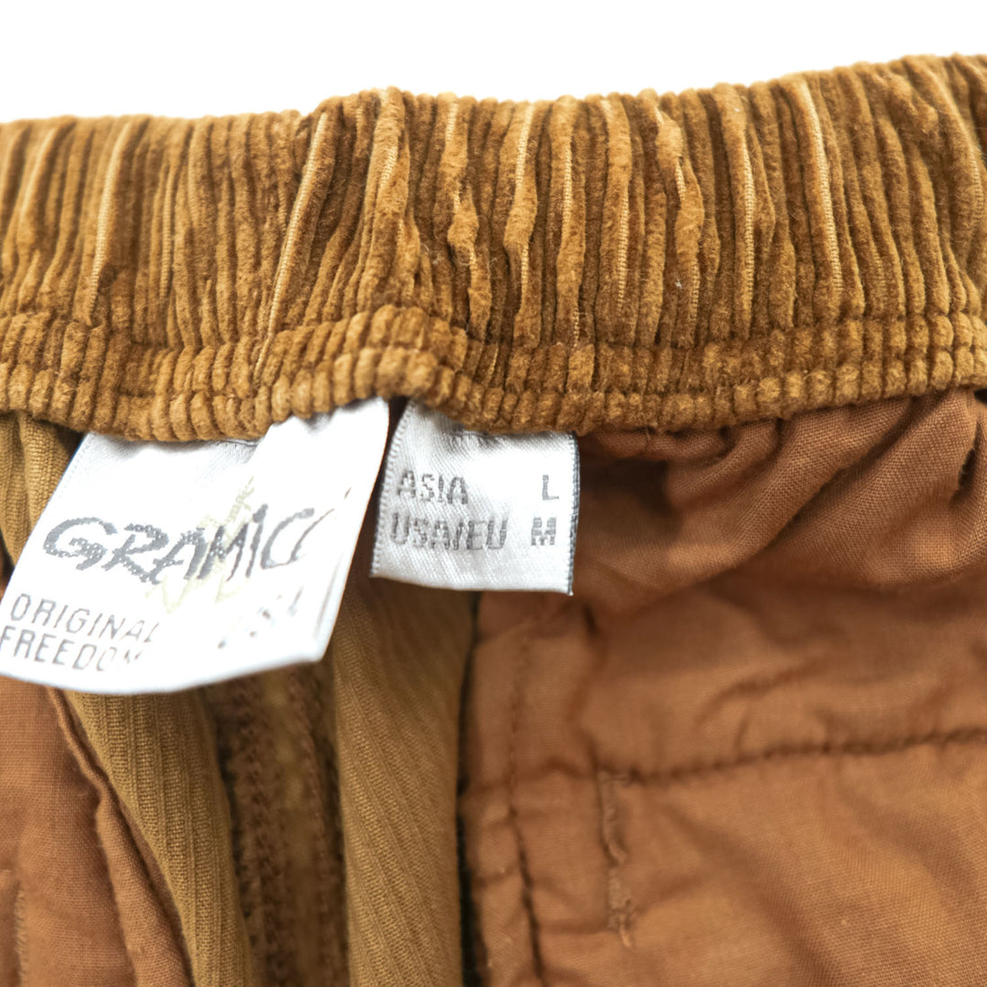 GRAMICCI アウトドア コーデュロイ クライミングパンツ L ストレッチ ベルト付 B:MING by BEAMS 別注 GMP-19F1200