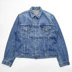 Levi's 00年代 ヴィンテージ デニムジャケット Gジャン XXL バックペイント LAST GANG IN TOWN ユーロリーバイス 70500 04