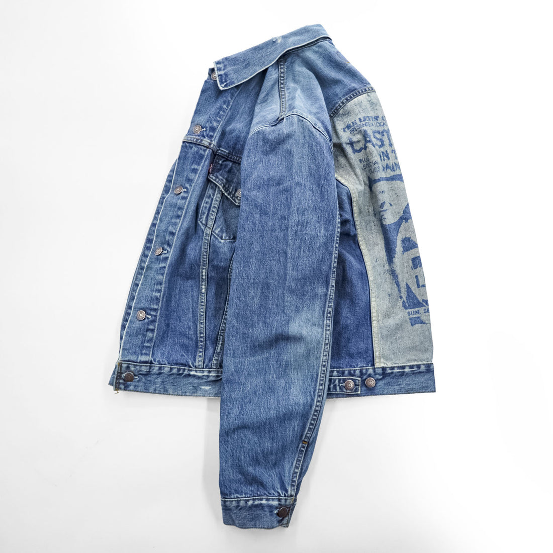 Levi's 00年代 ヴィンテージ デニムジャケット Gジャン XXL バックペイント LAST GANG IN TOWN ユーロリーバイス 70500 04