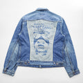 Levi's 00年代 ヴィンテージ デニムジャケット Gジャン XXL バックペイント LAST GANG IN TOWN ユーロリーバイス 70500 04