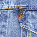 Levi's 00年代 ヴィンテージ デニムジャケット Gジャン XXL バックペイント LAST GANG IN TOWN ユーロリーバイス 70500 04