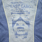 Levi's 00年代 ヴィンテージ デニムジャケット Gジャン XXL バックペイント LAST GANG IN TOWN ユーロリーバイス 70500 04