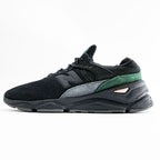 NEW BALANCE X-90 スニーカー 27cm ブラック グリーン メッシュ MSX90BG