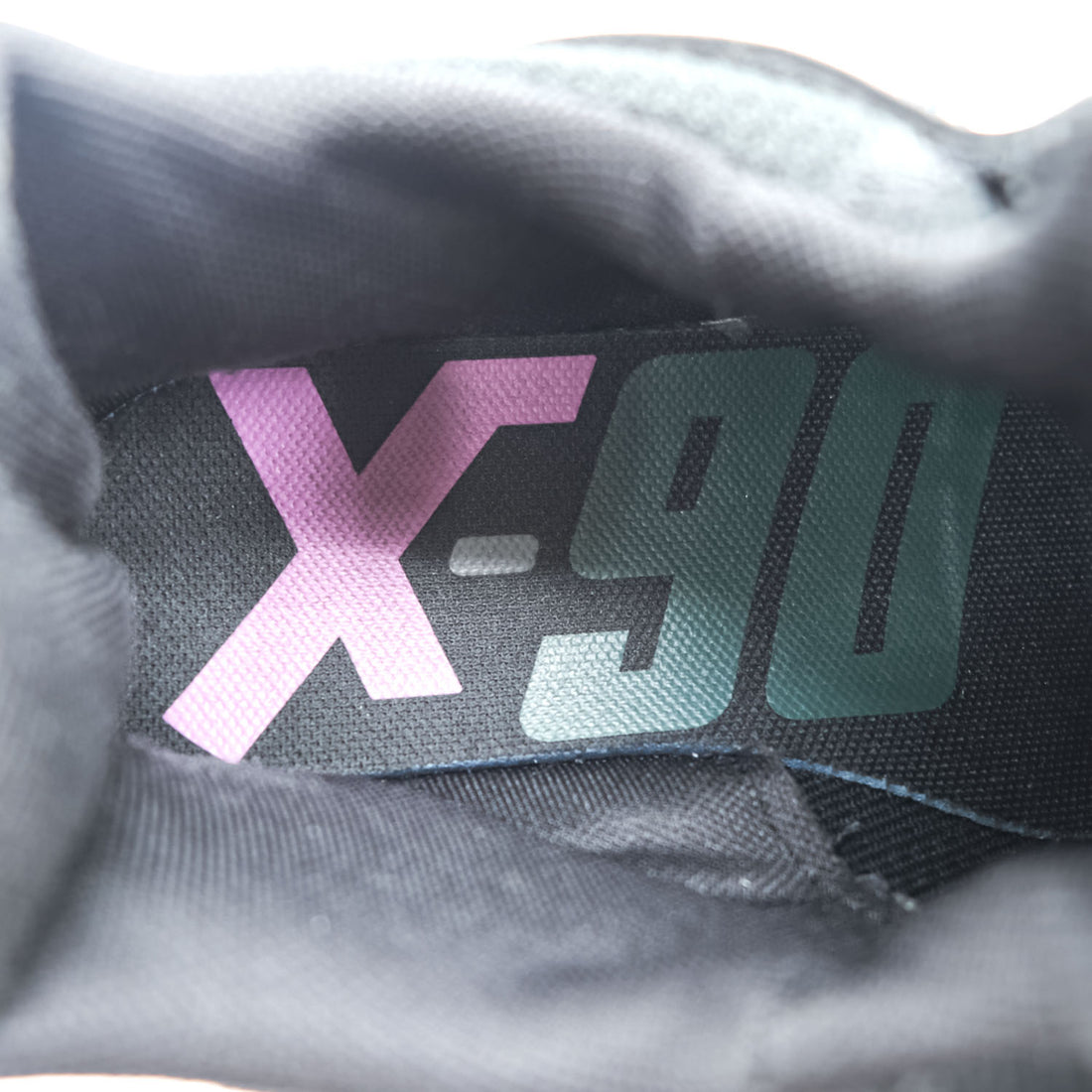 NEW BALANCE X-90 スニーカー 27cm ブラック グリーン メッシュ MSX90BG