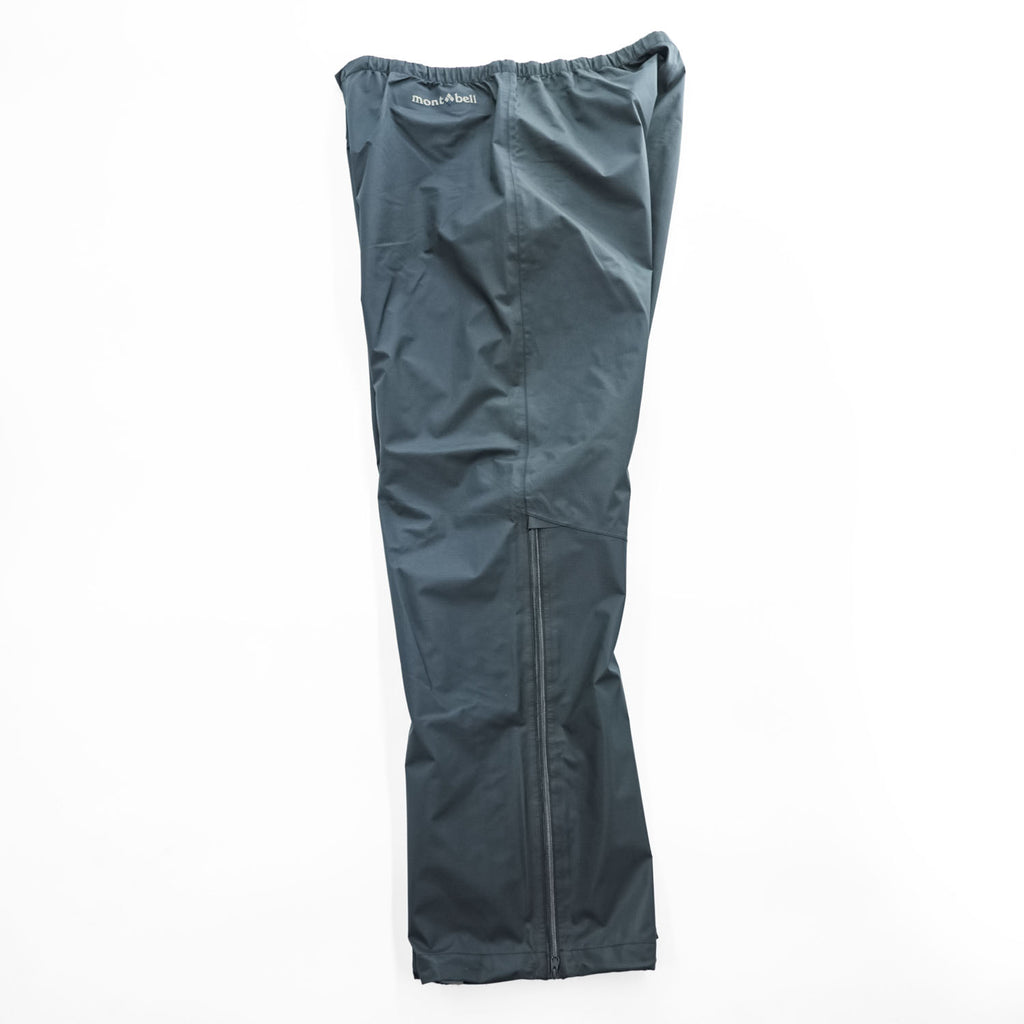 mont-bell レインダンサー Rain Dancer ゴアテックス GORE-TEX レインパンツ シェル アウトドア L グレー 防水 リップストップ 3レイヤー 1128624