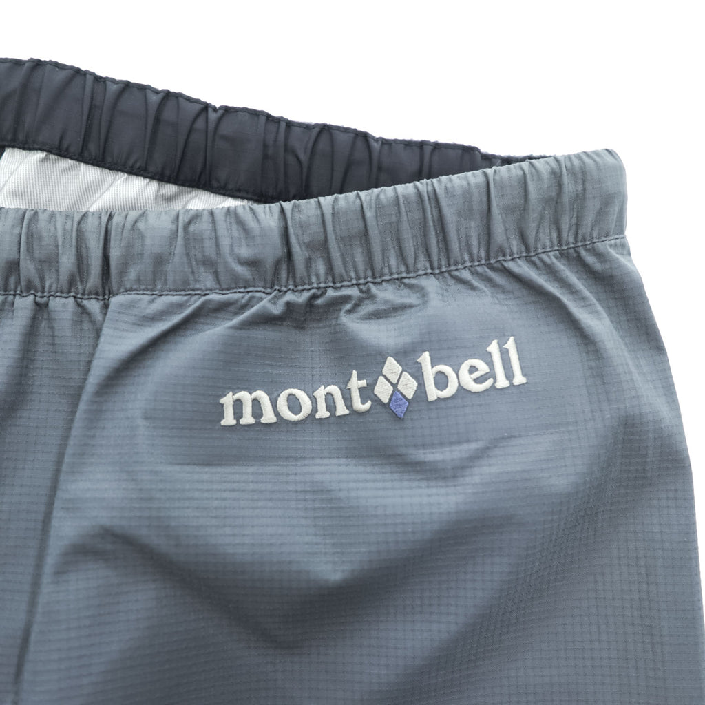 mont-bell レインダンサー Rain Dancer ゴアテックス GORE-TEX レインパンツ シェル アウトドア L グレー 防水 リップストップ 3レイヤー 1128624