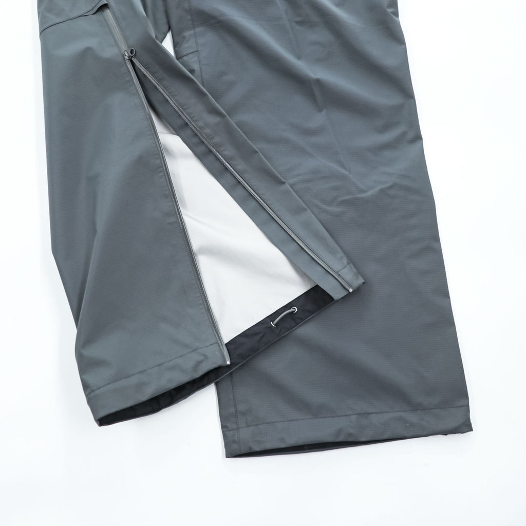 mont-bell レインダンサー Rain Dancer ゴアテックス GORE-TEX レインパンツ シェル アウトドア L グレー 防水 リップストップ 3レイヤー 1128624