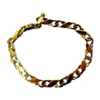 Vintage Link Chain Bracelet 19cm Gold