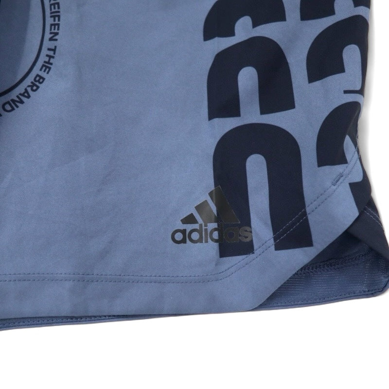 adidas Game Pants, Shorts, 2XO, Navy, Polyester, All-over Pattern, US Standard