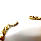 Vintage Link Chain Bracelet 19cm Gold