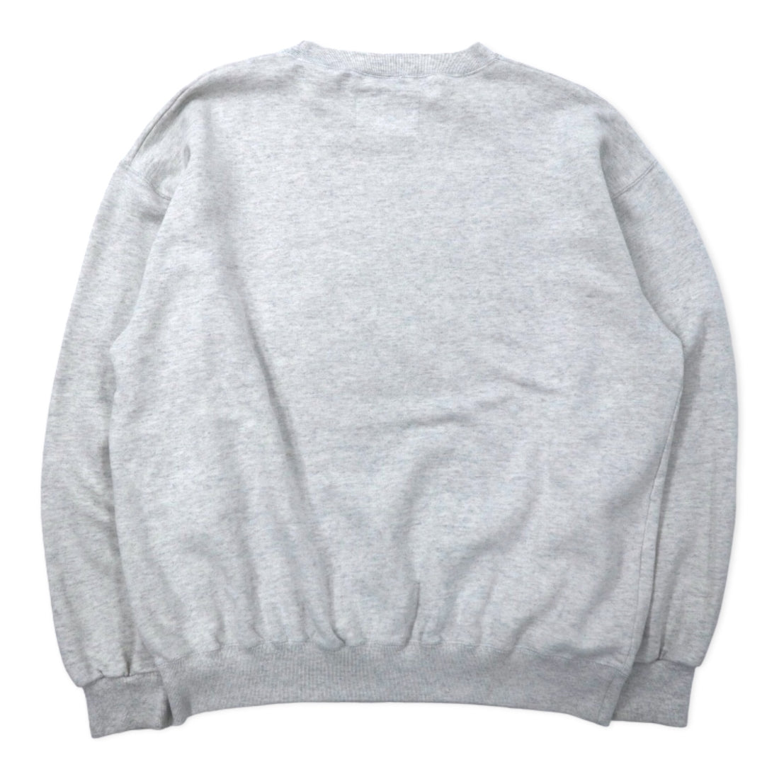Champion Made in Italy 80s Script Logo Embroidered Sweatshirt XL Grey Cotton