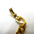 Christian Dior Made in Germany Curb Chain Bracelet Gold GERMANY Stamp