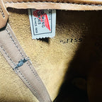REDWING 89's USA Made 80s 11inch PECOS Boots, Size 26.5cm, Brown Leather, 1155 Print Wing Tag, Vertical Wing.