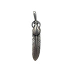日本然リトテ-古着オンライン-goro's ハートホイール フェザー ペンダントトップ シルバー 中-goro's Heart Wheel Feather Pendant Top Silver Medium