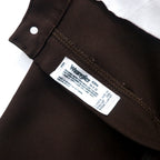 Wrangler Rancher Pants Bootcut 34 Brown Polyester Center Press 82BN Made in Mexico