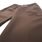 Wrangler Rancher Pants Bootcut 34 Brown Polyester Center Press 82BN Made in Mexico