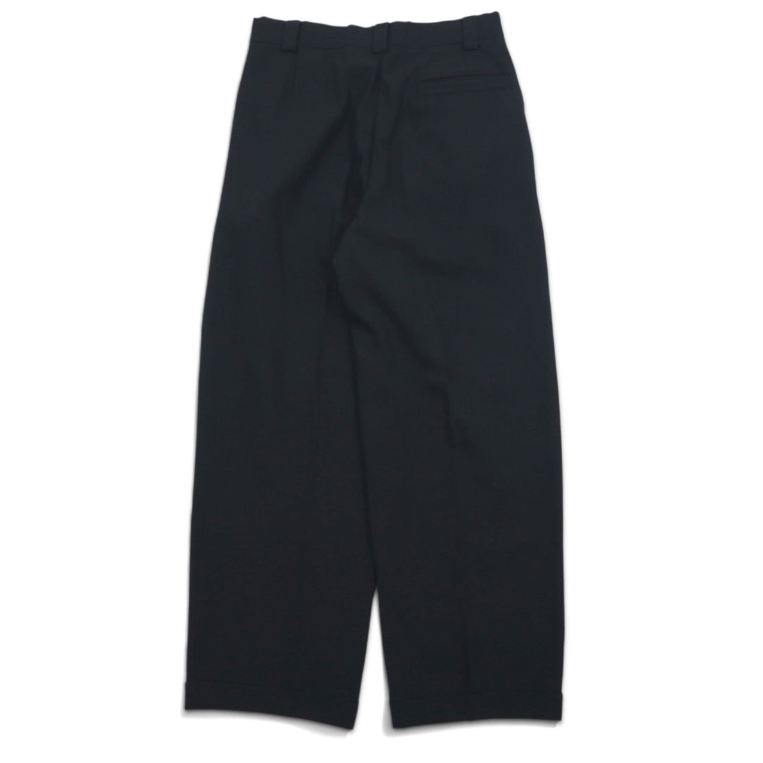 GIANNI VERSACE Made in Italy Oversized 3B Suit Set M Black Wool Medusa All-over Lining Wide Slacks COUTURE