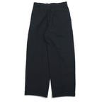 GIANNI VERSACE Made in Italy Oversized 3B Suit Set M Black Wool Medusa All-over Lining Wide Slacks COUTURE