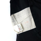 GIANNI VERSACE Made in Italy Oversized 3B Suit Set M Black Wool Medusa All-over Lining Wide Slacks COUTURE