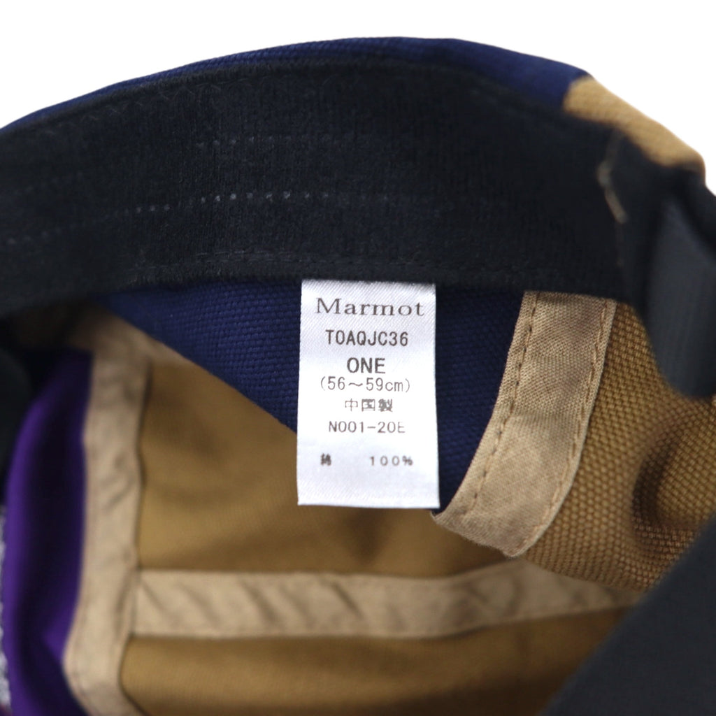 Marmot Cotton Duck Jet Cap FREE Belt Multicolor Color Block T0AQJC36